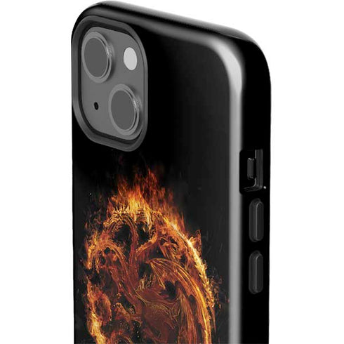 HBO House of the Dragon Flaming Tararyen Sigil iPhone 15 Impact Case